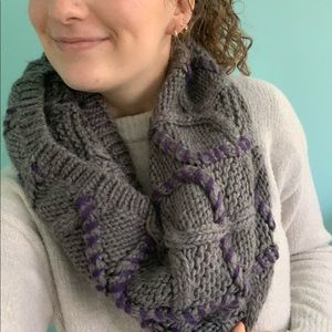grey infinity scarf // target